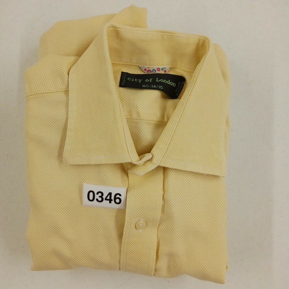 City of London Shirt Mens 16-1/2 3/35‎ Long Sleeve Button Up French Cuff - Picture 12 of 12